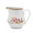 Rabia White Porcelain Sugar Bowl & Creamer Set