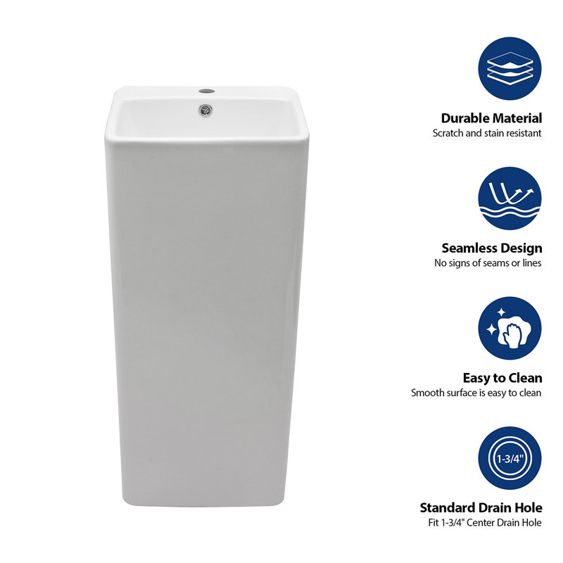 Lavabo de salle de bain 16 "Classic