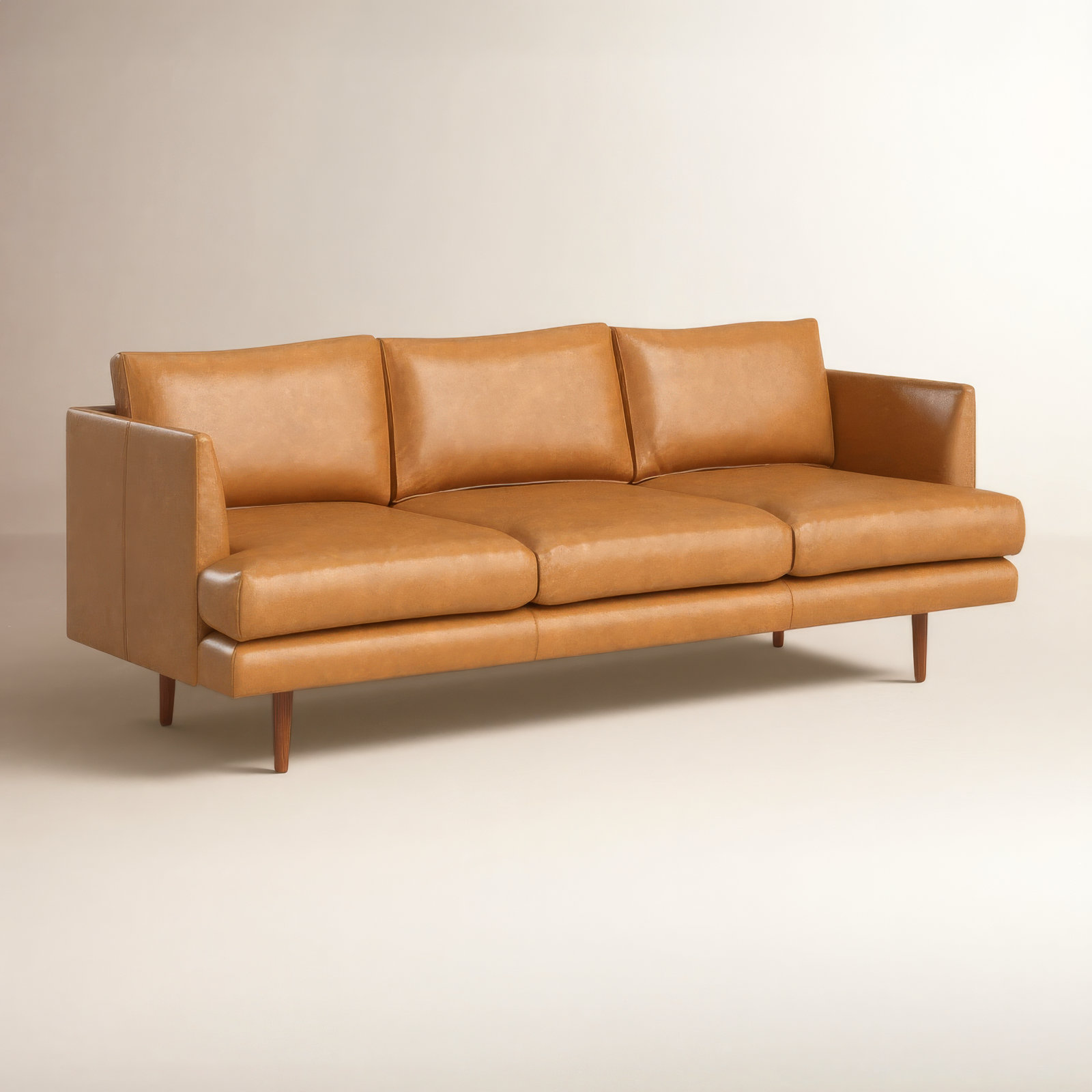 Miller 84" Genuine Leather Sofa