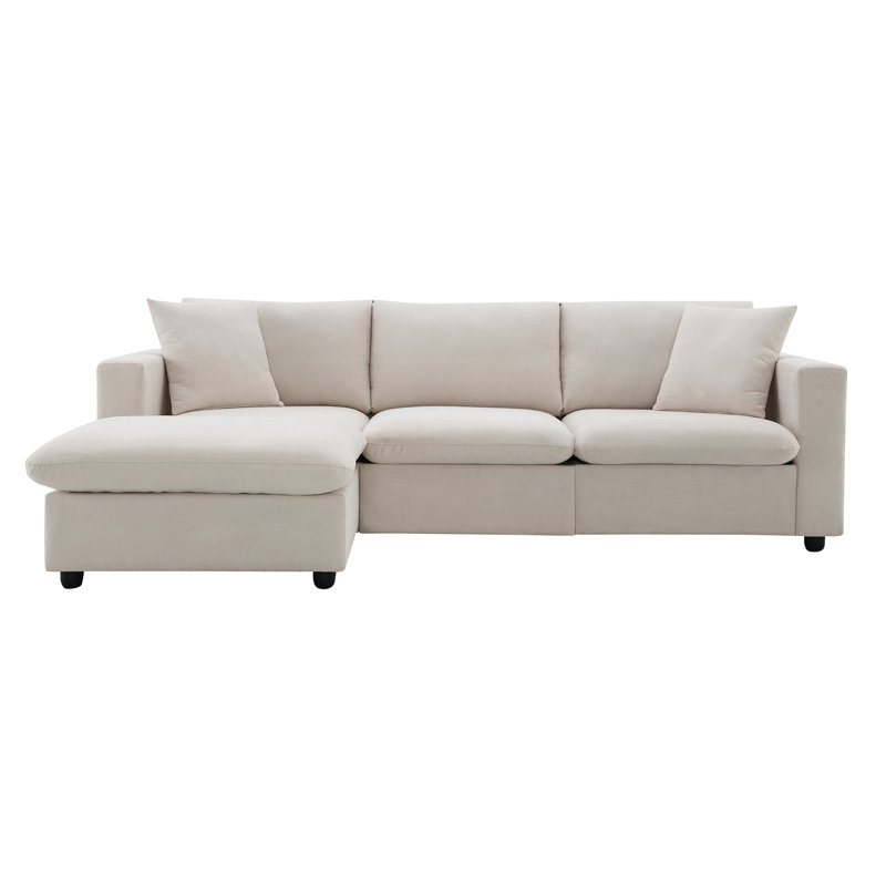 Canapé modulaire en forme de L avec coussins décoratifs amovibles et confortables, 4 canapés pour les salons, les appartements, les bureaux, les canapés en fer, les pièces, les appartements, les bureaux, les cadres, les aires de repos spacieuses