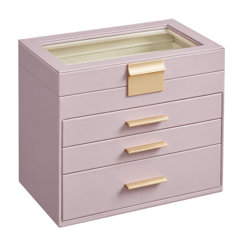 Aymane Jewellery Box +, Pink