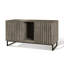 Enceinte pour litière pour 2 chats, meuble pour litière de 47,6 po dissimulé avec un bloc-notes pour chat, grande armoire pour chat double, table d'appoint pour meuble télé pour chat, salle de bain pour chat-1386857701