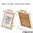  Set Of 2 Small Gold Metal Floating Picture Frames One Horizontal 7x9-inch Frame For 4x6 Photos & One Vertical 9x6-inch Frame For 6x4 Photos With Easel Backs For Home And Office Decoration-1642298872-1642298853