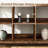 Geron 62" Extra Long Industrial Console Table Sofa Table, 8 Cube Storage Organizer Bookcases, 3 Tier Farmhouse Console Table-319111882
