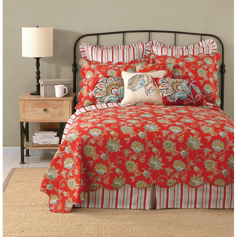 Jacobean 100% Cotton Euro Pillow Sham, Blue