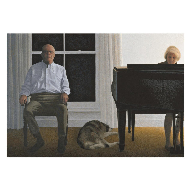 «Living Room» par Alex Colville - Impression giclée, H 22 po x l 28 po