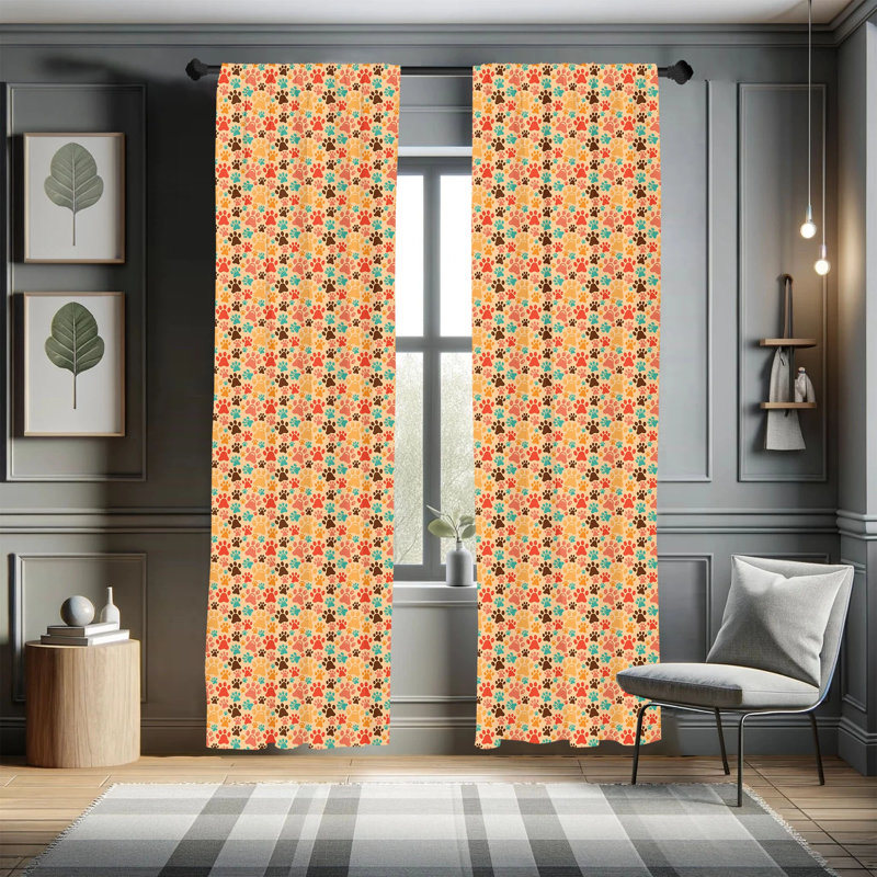 Semi-Sheer Rod Pocket Sliding Panel, 28" x 95"