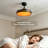 42In Retractable Ceiling Fan with Light and Remote/APP Control,Multiple Dynamic Modes RGB-LED light,6 Speed Reversible Modern Invisible Flush Mount Ceiling Fans with Lights for bedroom Black-129476094