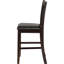 Tabourets de comptoir - siège noir, sièges moelleux et confortables