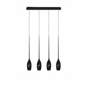 Izza 4 - Light Chrome Kitchen Island Pendant