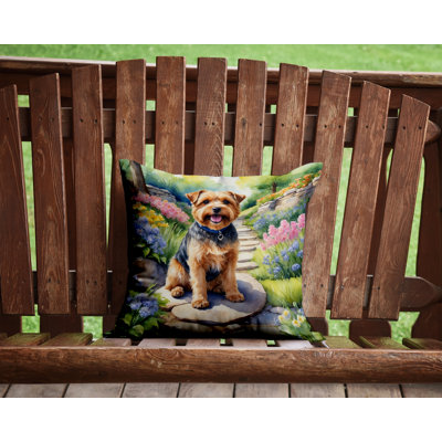 Spring Path Outdoor Throw Pillow