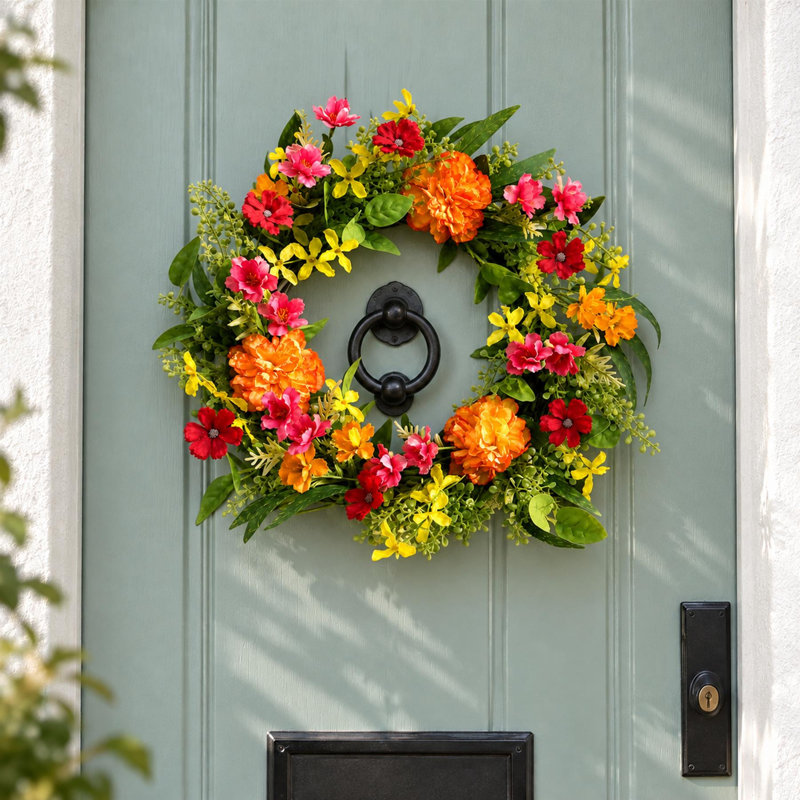 50 cm Mixed Assortment Artificial Wreath