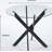 35.43" Glass Round Dining Table with Metal Legs-937135825-937135839