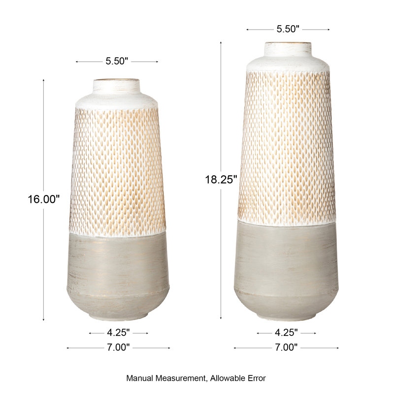 Labrecque Metal Floor Vase