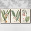 «Soft Tropical I», ensemble de 3 toiles encadrées-97706533-97706534