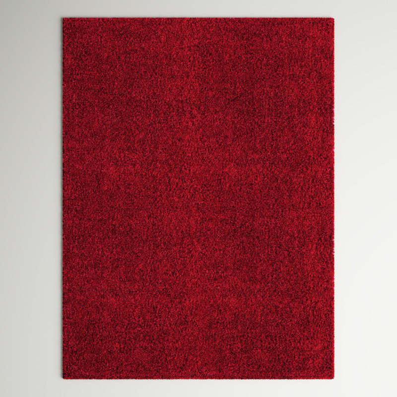 Tapis rouge cerise Renesha, Rectangle 6 pi x 9 pi