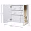 Armoire, 22 po et 24 po, organisateur de rangement, miroir de salle de bain, cadre médical en acier X22 po, fixation murale avec portes doubles