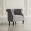 Fauteuil demi-tonneau rembourré contemporain Lily-1864048275