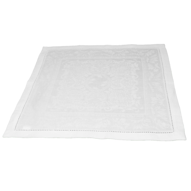 Linen Square Napkins, White 