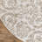 Cristiaan Damask Machine Woven Polypropylene Area Rug in Beige-68134534