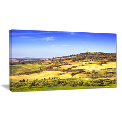 " Pienza Medieval Village Italy "