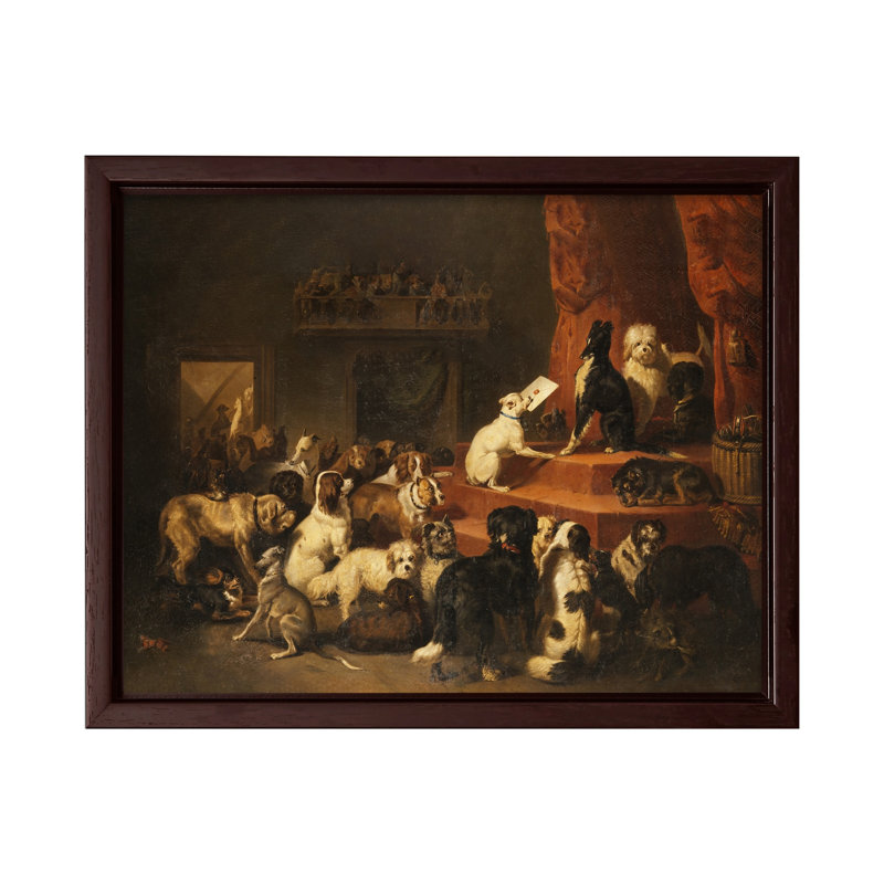 La demande du chien, Sans cadre, Canevas, H 24 po x l 32 po