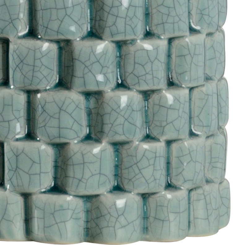 Potter Table Lamp, Celadon Crackle Glaze