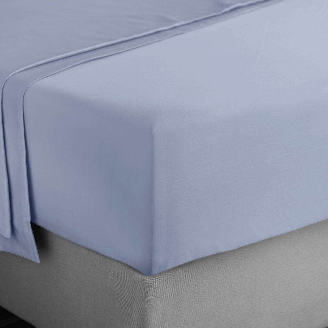 400 Thread Count Cotton Sateen Fitted Sheet - Image 4