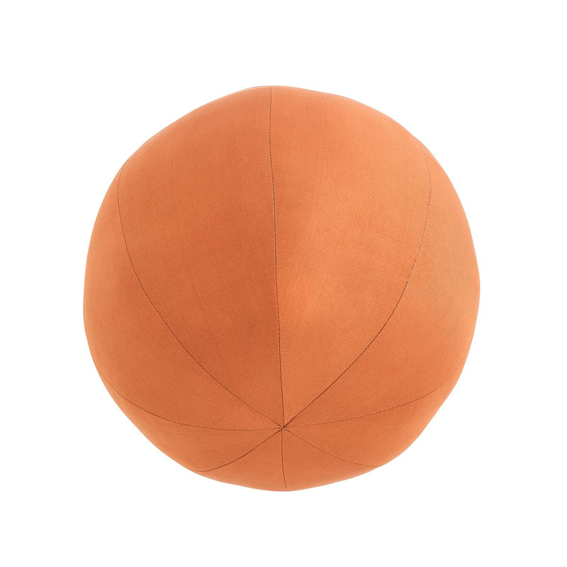 Coussin Ronde - Poussière , Brun