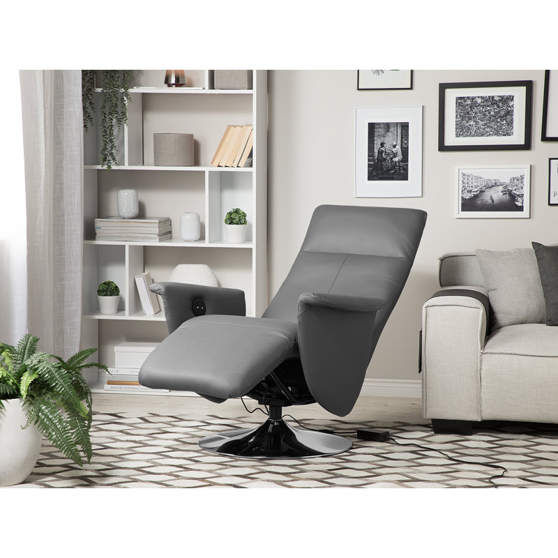 Elora 82cm Wide Glider Standard Recliner, Grey