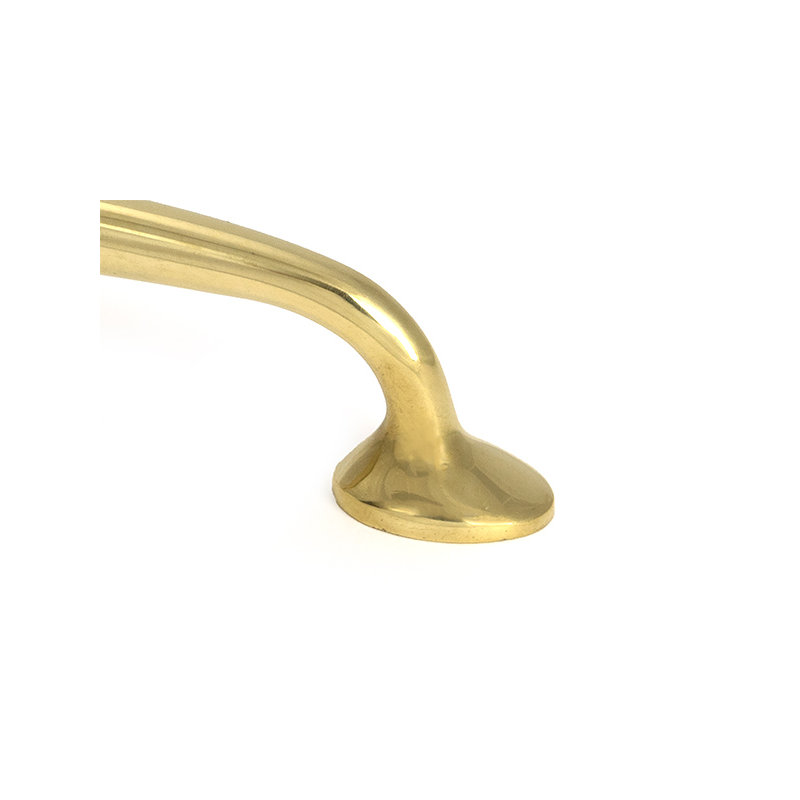 Moore Handle Pull, Polished Brass, 3.8"
