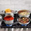 Batterie de cuisine en acier inoxydable