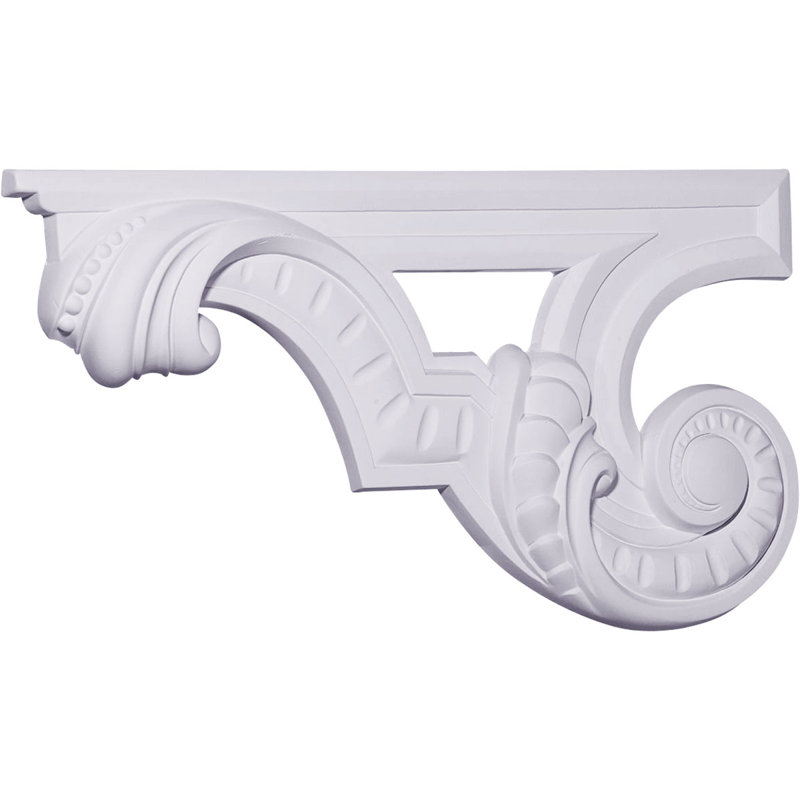 Scroll Stair Bracket, Right
