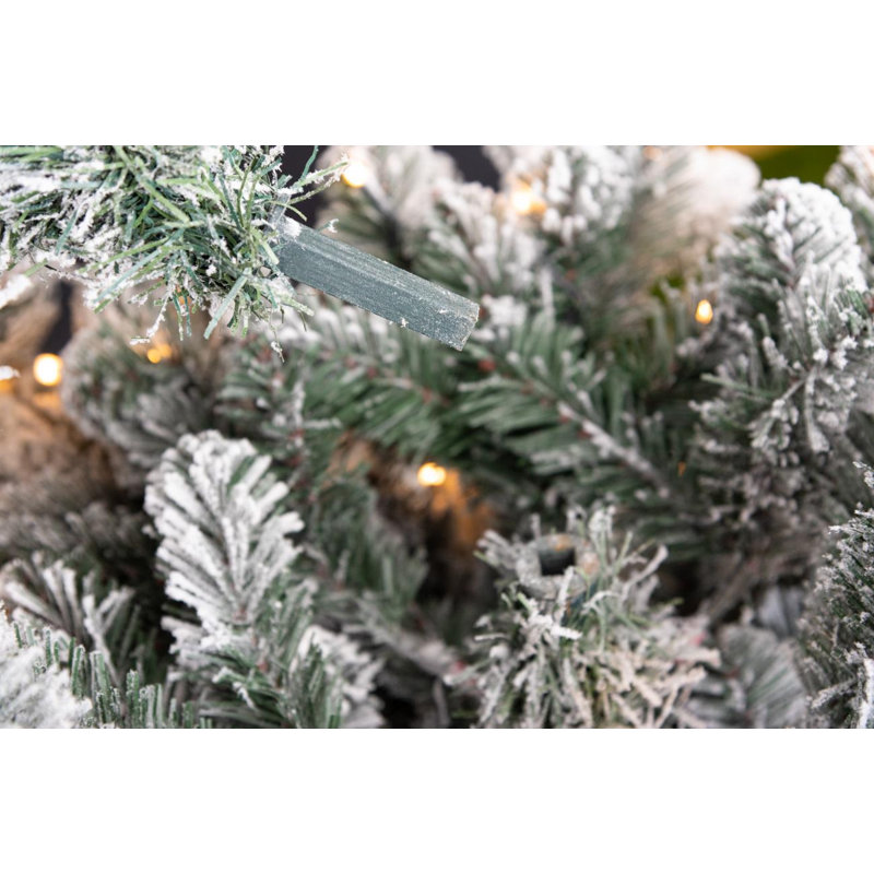 Lighted Artificial Christmas Tree, 7 ft.