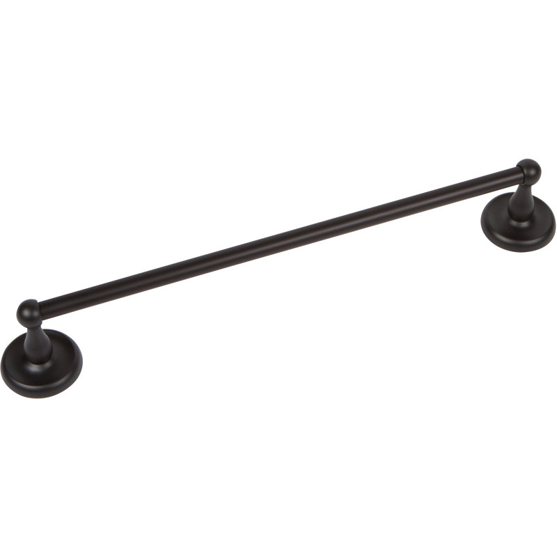 Barre à serviettes murale 500 Series, H 2,75 po x l 24 po x P 1,25 po, Noir