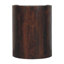 Table d'appoint ronde en velours moka