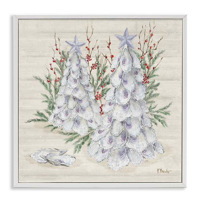 «Seashells & Holly Trees», art de la giclée encadrée par Paul Brent, H 24 po x l 24 po