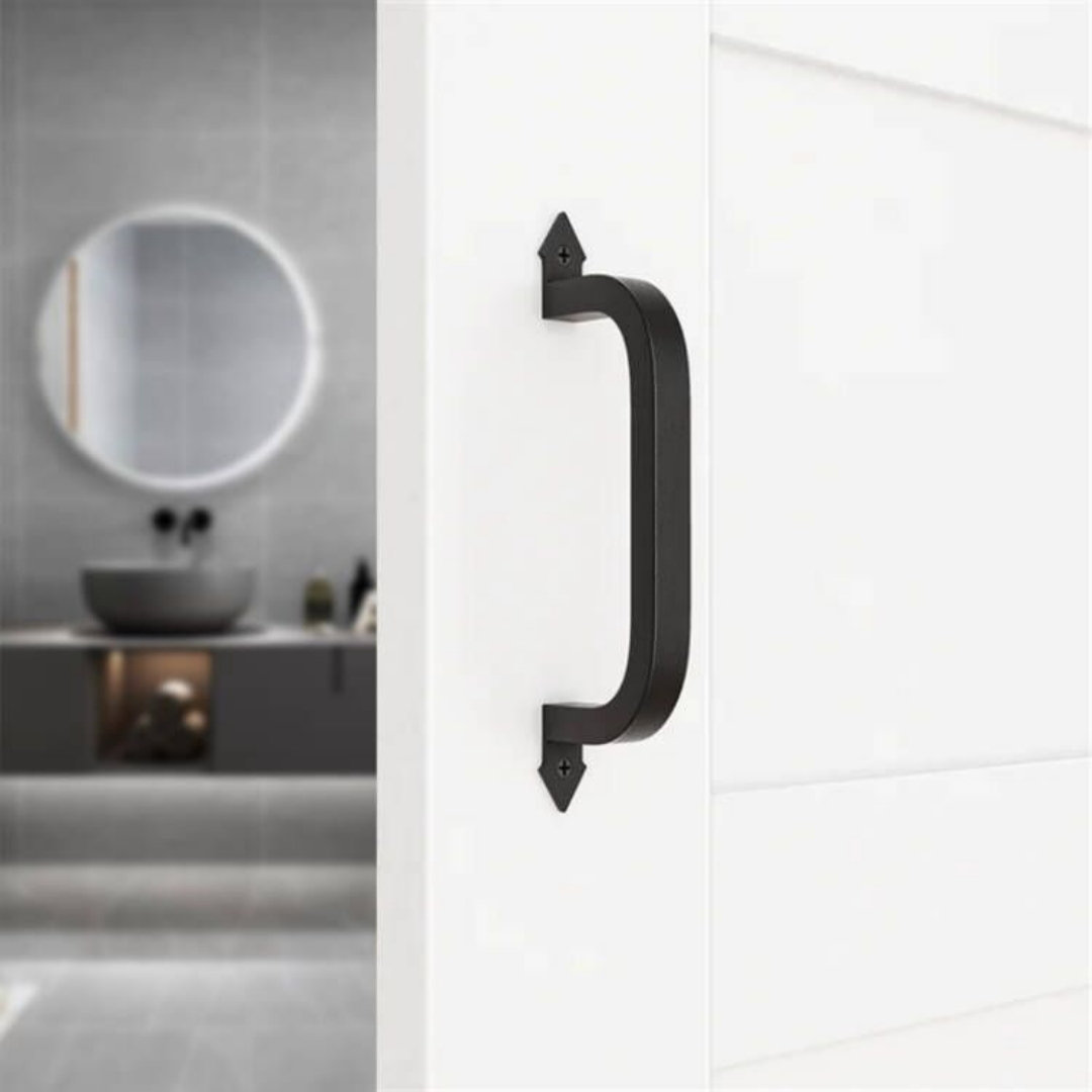 Black Rustic Garden Gate Shed Door Handle/Pull Watchmen