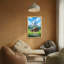 Scène et paysage urbain, chalet de montagne de Jungfrau, impression de paysage suisse