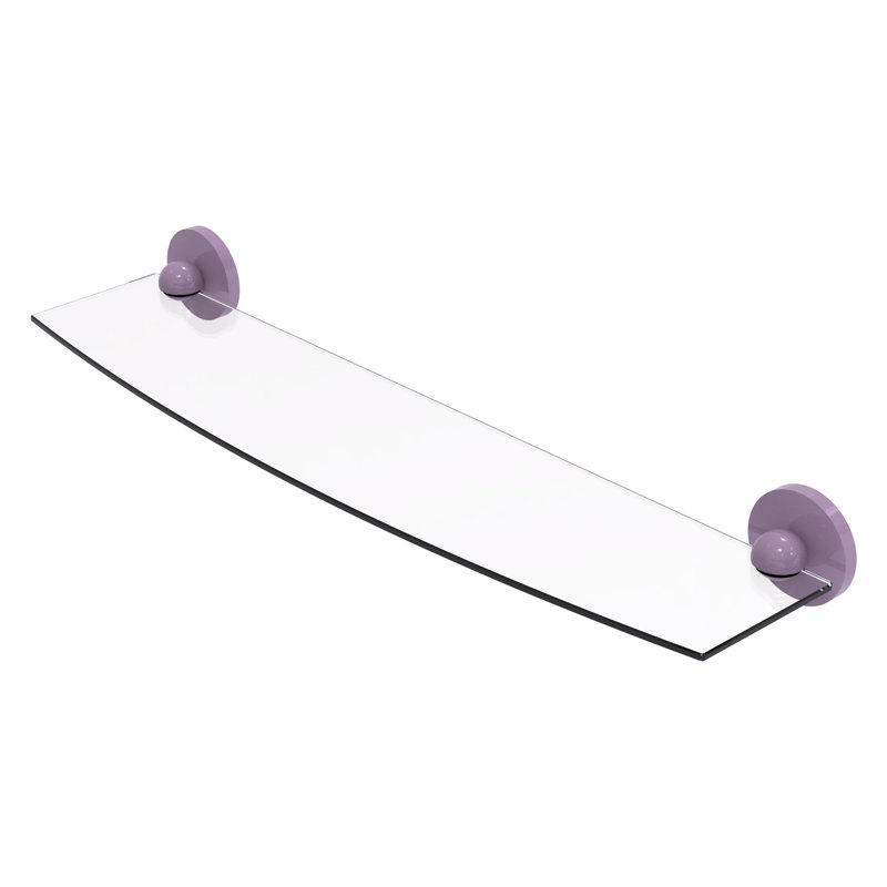 Skyline Floating Shelf, Fire Engine Red, 2.8" H x 24" W x 6.1" D
