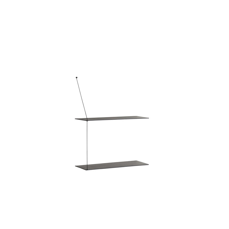 Stedge Shelf (60 Cm), White Oak, 47.2" H x 23.6" W x 8.7" D