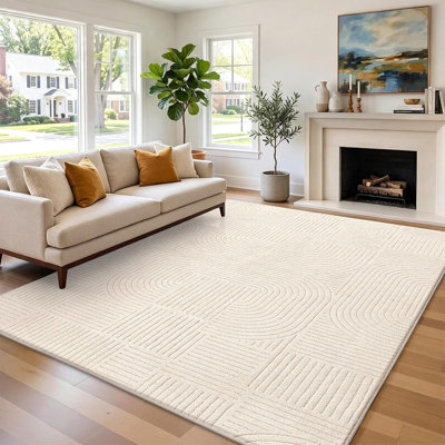 Modern Washable Non-Slip Area Rug