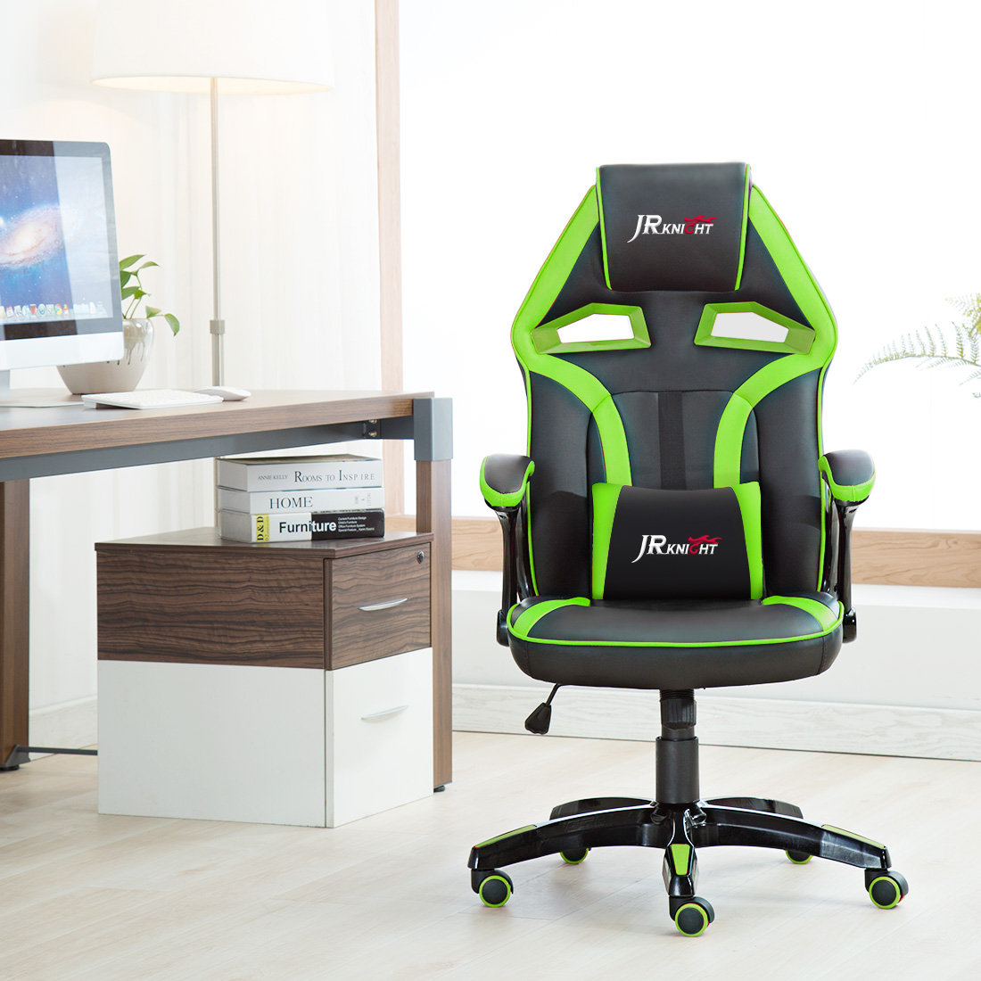 JR Knight Ergonomic Gaming Chair Home Office Computer Desk Chair