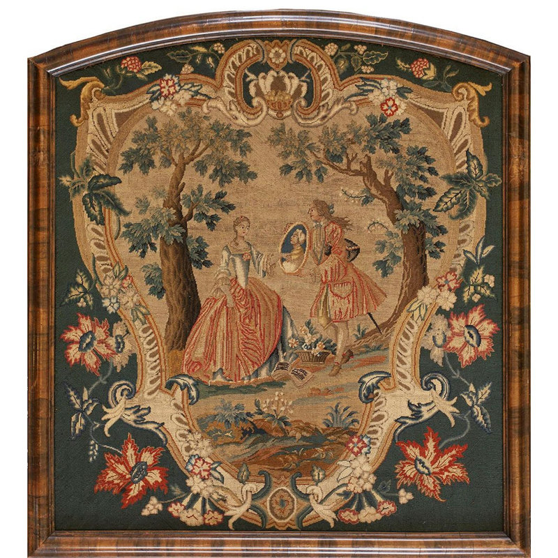 Art textuel antique sur toile