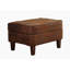 CHESTERFIELD Solid Wood Accent Stool