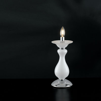Ferrante Glass Torchiere Lamp