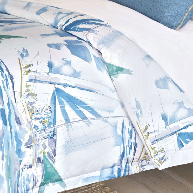 Miramar Modern & Contemporary Cotton Baffle Box Stitch Comforter, Cal. King Comforter