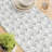 Table Runner, 100% Cotton, 16X72", Monochrome Branches-876561472