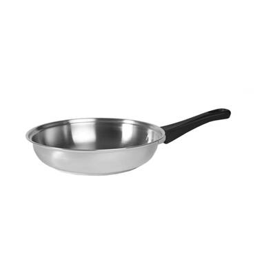 Belly Shape 1810 SS Deep 9.5 Inch Skillet With Lid, SnackMagic