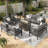 9 - Person Outdoor Seating Group With Cushions-7559710-7559709
